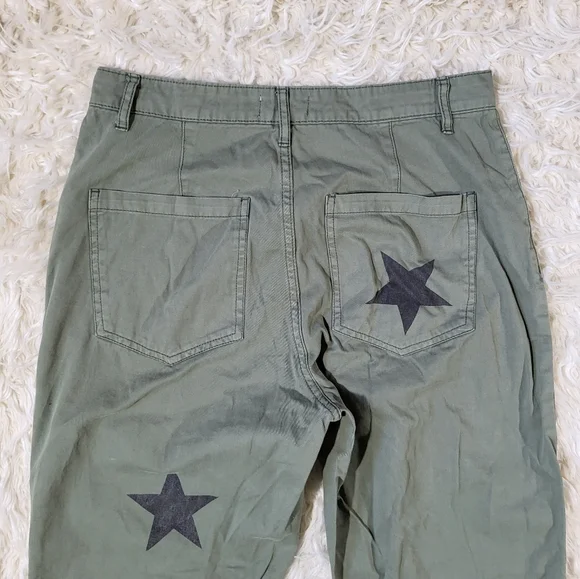 Pistola Tammy Star Print High Rise Trousers Size 29 - Picture 13 of 15